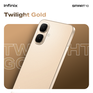 Infinix SMART 10 64+3GB (ผสาน RAM สูงสุด 6GB) โทรศัพท์มือถือจอลื่นไหล 120Hz มาตรฐาน IP64 ลำโพงคู่ 30