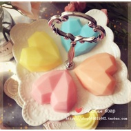Love shape handmade lavender essential oil soap 薰衣草精油手工皂