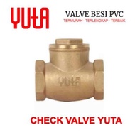 YUTAKA 1 INCH CHECK VALVE SWING CHECK/ ORIGINAL AND TRUSTED 1" TABOK VALVE/