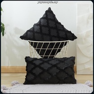 Cushion Cover Sofa Pillow Cover 45x45 40x40 50x50 30x50 Sofa Cushion Cover Apricot Plush Blue Rhombu