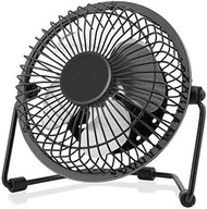 USB Desk Fan, USB Powered Enhanced Airflow Lower Noise Two Speeds Perfect Personal Cooling Fan for Home Office Table,Black