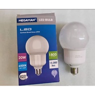 MEGAMAN 20W E27 LED GLOBE BULB DAYLIGHT-6500K