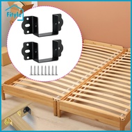 2 Pieces Bed Rail Fittings Premium Accessories Supporters Sturdy Screws Included U Shape Bed Frame H