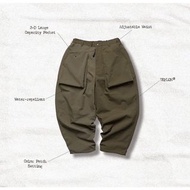 Goopi x 432hz FO-N01 WR 3D Baker Pants - Olive / Sand