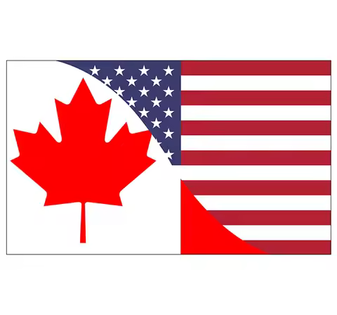 free shipping xvggdg 90x150cm Canada flag Banner Canada-USA Friendship Flag National flag Canada Dec