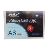 (iStore) A6 Landscape,  L-Shape Card Stand 148mm X 105mm