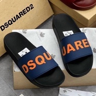 Strapper sandals for men and women, rubber sandals, DSQ sandals, eye-catching red I.C.O.N sandals, d