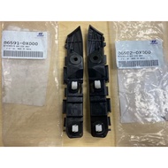 SIDE BRACKET BUMPER FRONT LEFT & RIGHT GENUINE PART (ORIGINAL) [LH 86591-0X000 / RH 86592-0X000] HYU