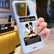 Compatiable with Infinix Hot 50i 40i 30i Smart 9 8 Angel Football Mickey Reflactive Hard Case Cover 