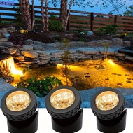 SANRUI Solar Pond Spotlights, Auto On/Off LED 6 LED Solar Underwater Lights, Security Lighting Multi
