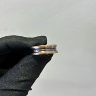 BVLGARI寶格麗B.zero1系列黑陶瓷戒指 48碼