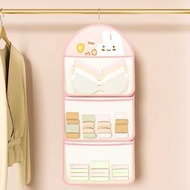 卡通掛袋 襪子收納掛袋 門後宿舍收納多層網兜衣櫃 內衣內褲掛袋（平行進口）（快遞送貨上門）