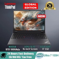 Lenovo Thinkpad P16v Teras Komputer Riba Ultra 7 155j Nvidia Rtx1000ada Ram 32gb 1t Ssd 16-inci 60hz