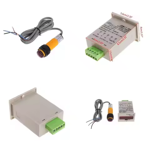 Y1UD 6-Digit LED Display Counter Adjustable NPN Photoelectric Switch 1-999999