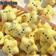 HSHELAN Plush Keyrings, Little Star yellow Star Playing Toys,  Plush Star Plush Doll bag