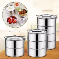 B2U Portable Food Carrier Storage Container 2/3/4/5 Tier Tiffin Lunch Box Stainless Steel Kotak Beka