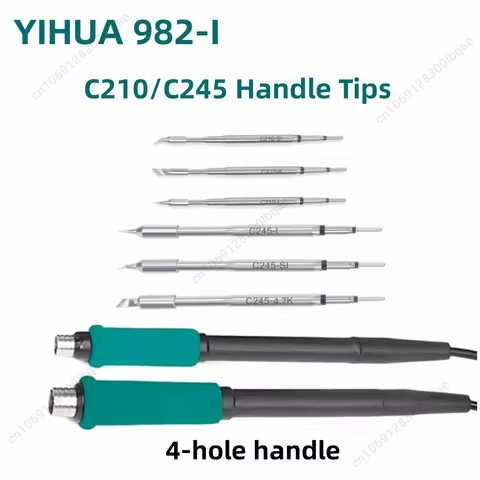Silverflo YIHUA 982-I C210/C245 Soldering Tips 4-hole, YIHUA 982I 706a 606a Handle Replacement Part 