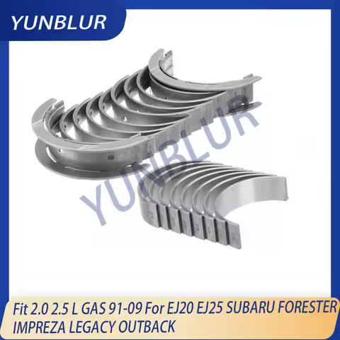 STD 0.25 0.5 EJ20 EJ25 Main & Con-Rod Bearing Set Fit 2.0 2.5 L GAS 91-09 For SUBARU FORESTER IMPREZ