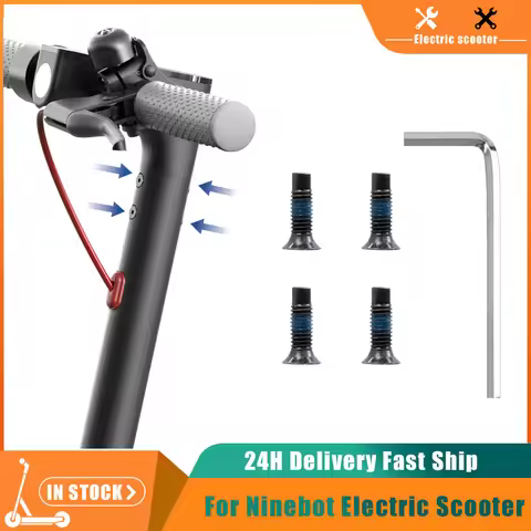 Electric Scooter Original Handlebar Front Fork Tube Screws Hexagon Handle Parts Kits for Xiaomi M365