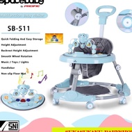 CODE E44S Crazy Baby Walker Space Baby Spacebaby SB 55 56 57 59 51 511 512 513 79 32 Indo Music Baby