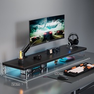 ชั้นวางจอคอมพิวเตอร์ Acrylic Elevation Stand สำหรับหอพักนักเรียน โต๊ะทำงาน ฐานด้านล่างสูง ที่วางจอแบ