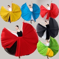 Both Sides Can Wear Dance Skirt 720 Degree Dance Performance Skirt