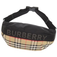 近全新 Burberry Nova 格紋米色斜背包/腰包 0015 [二手] BURBERRY