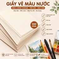 High quality watercolor paper, A3 size, 200gsm