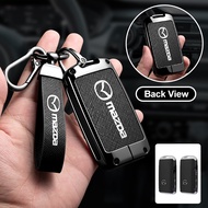 mazda Car Key Case Cover Shell Fob Holder for Mazda2 3 Alexa CX-30 CX-3 CX-5 2023-2025 CX-7 CX8 CX-9