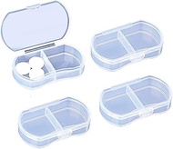 Pill Case Organizer Pocket Small Pill Holder, Daily AM & PM containers, Medicine Holder, Ideal for M