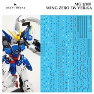 [DELPI DECAL] 371  [1] MG1/100 WING ZERO EW VER KA GUNDAM WATER SLIDE DECAL