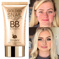 BB Cream SPF50+ Gold Snail Sunscreen Whitening Foundation Mild Concealer Lightweight BB Cream Moisturizing Long Lasting Cream