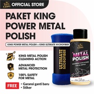 KingClong King Power Metal Polish Chrome Motorcycle Polish for Stainless Steel Aluminum Brass