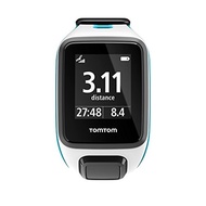 TomTom Spark Music GPS Fitness Watch White/Scuba Blue Small