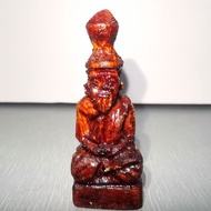 Lersi Statue (Mystical Bamboo Wood) 竹木雕刻 鲁士佩戴型小金身 Be2565 By LP Nophawan, Wat Senanimit