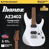 Ibanez AZ2402-AGM AZ Prestige Series Electric Guitar - Pearl White Flat