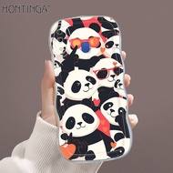 Case Untuk Hp Samsung M20 M14 M30 M53 M62 F62 M33 5G Kesing Softcase Silikon Kartun Anime panda Moti