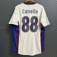 1998/99 Retro Barcelona Away Jersey Vintage Football Jerseys 98/99 AAA+