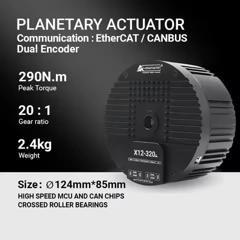 MT DC motor RMD-X12-320 EtherCAT+CAN New V4 high torque 320N.M humanoid robot joint high precision 4