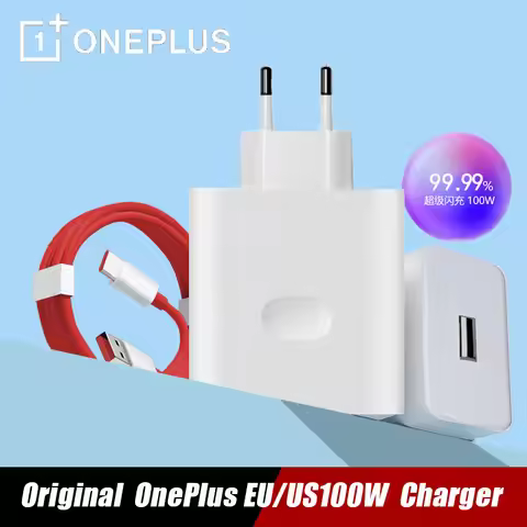Orignal SuperVOOC Ace2/Ace3/3Pro/3V Model 100W Mobile Phone Oneplus 12/13/11 Fast Plug Set 1+ Flash