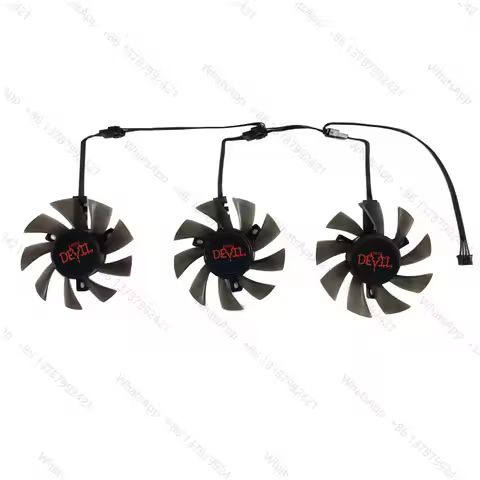 3Pcs/Set,GA81S2U,Video Cards Fan,For RX 480 8GB,RX570 4GB,Graphics Card Cooling,Replace GA81B2U