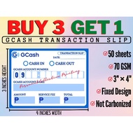 GCASH &amp; LOAD RECEIPT (BUY 3 GET 1 FREE)