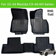 For 22-24 Mazida CX-60 KH Series RHD Fuel TPE Car Floor Mat