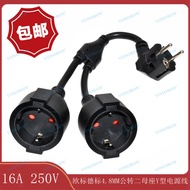 European Standard Three Plug 4.8MM to European Standard German Standard Server Equipment Line