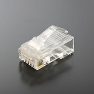 Tarows CRJ45K5-200PA RJ45 Plug/Connector for TARO'S LAN Cable, CAT5e, Single and Stranded Wire, 50μ,