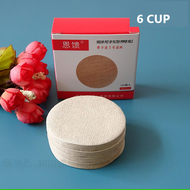 กระดาษกรองกาแฟ moka pot 3 / 6 / 9 cup แบบวงกลม สีน้ำตาล  ไม่มีสารฟอกขาว drip filter