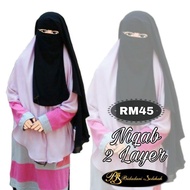 Niqab Bidadari l Chiffon Aritachi