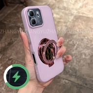 Suitable For infinix HOT 50i Smart 9 phone case new style glitter makeup mirror magnetic charging st
