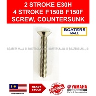 YAMAHA OUTBOARD 90151-05M05 SCREW, COUNTERSUNK 2 STROKE E30H 4 STROKE F150B F150F 100% ORIGINAL - BO