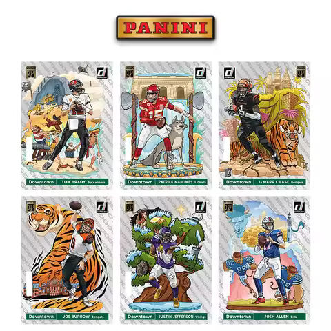 Panini Bc 2021 Donruss Downtown Tom Brady Josh Allen Patrick Mahomes II Diy Homemade Rugby Star Trad